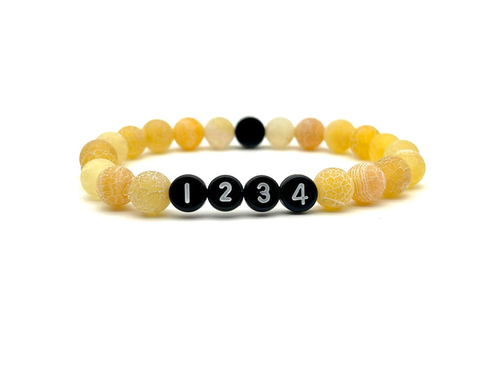 Armband Chalcedon gelb - Bracelettery