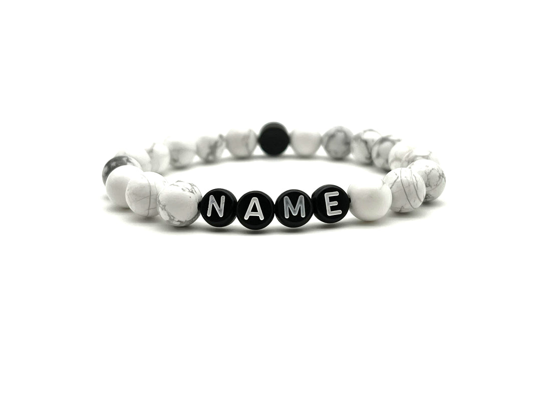 Armband Howlith weiss - Bracelettery