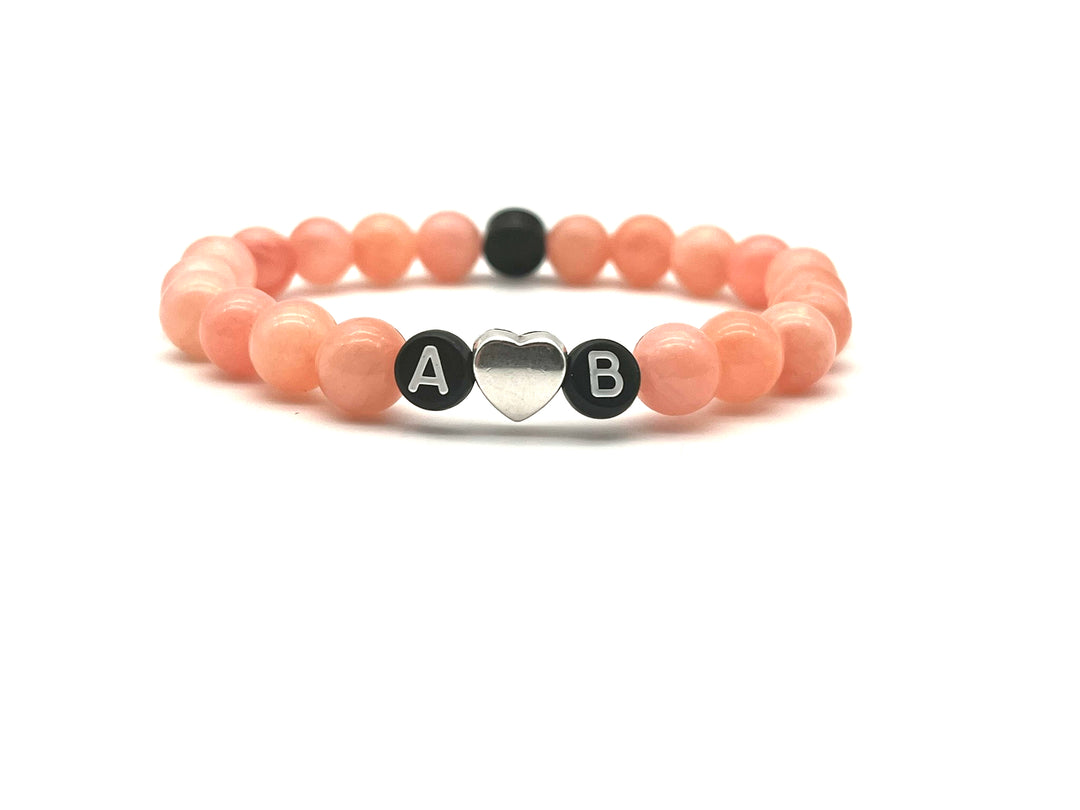 Armband Calcit peach - Bracelettery