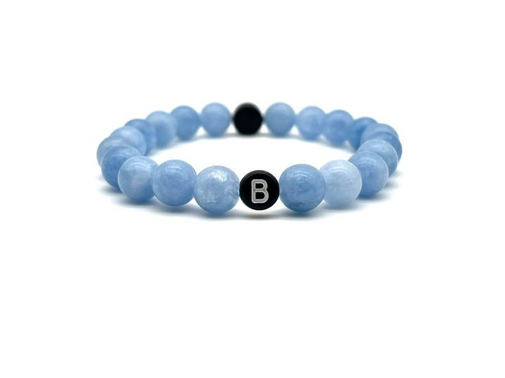 Armband Jade aquamarin - Bracelettery