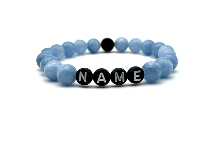 Armband Jade aquamarin - Bracelettery