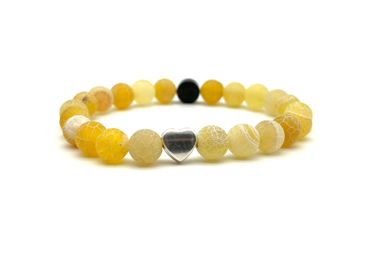 Armband Chalcedon gelb - Bracelettery