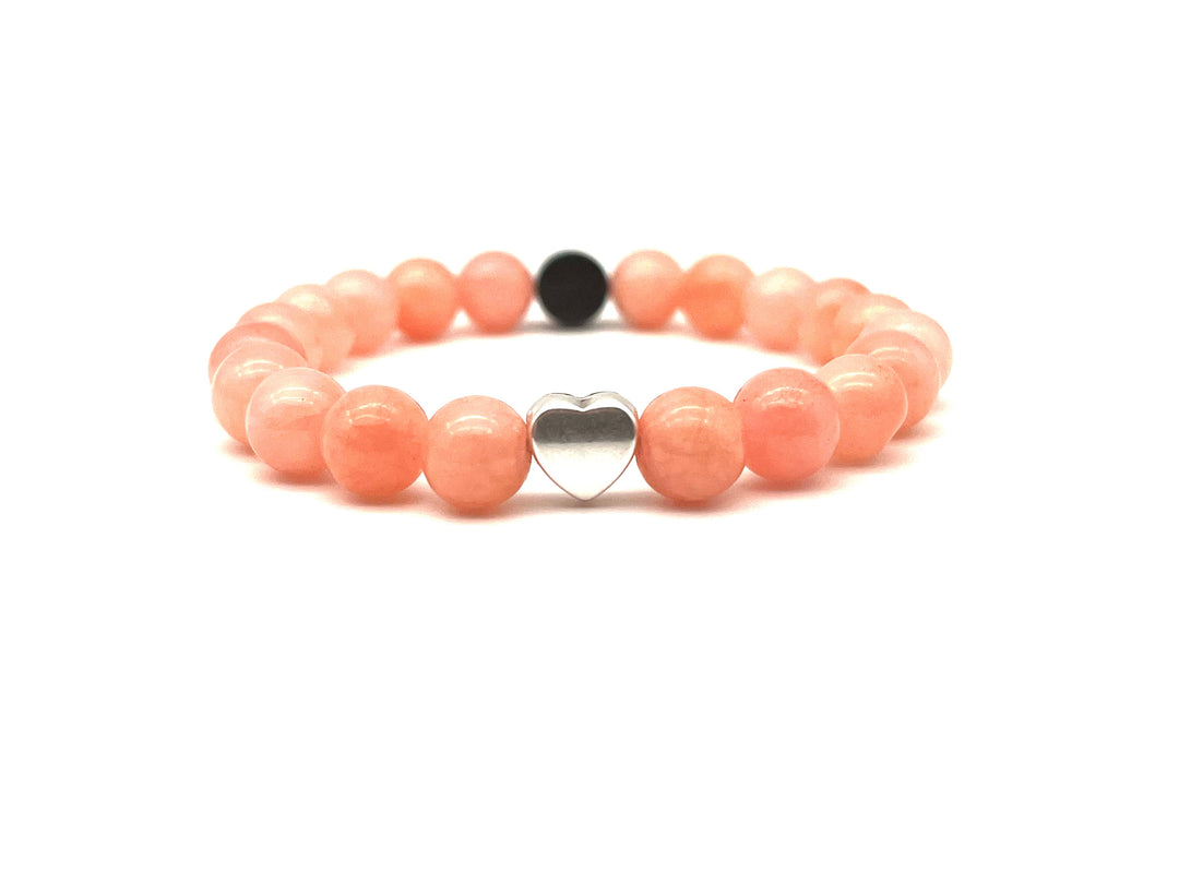 Armband Calcit peach - Bracelettery