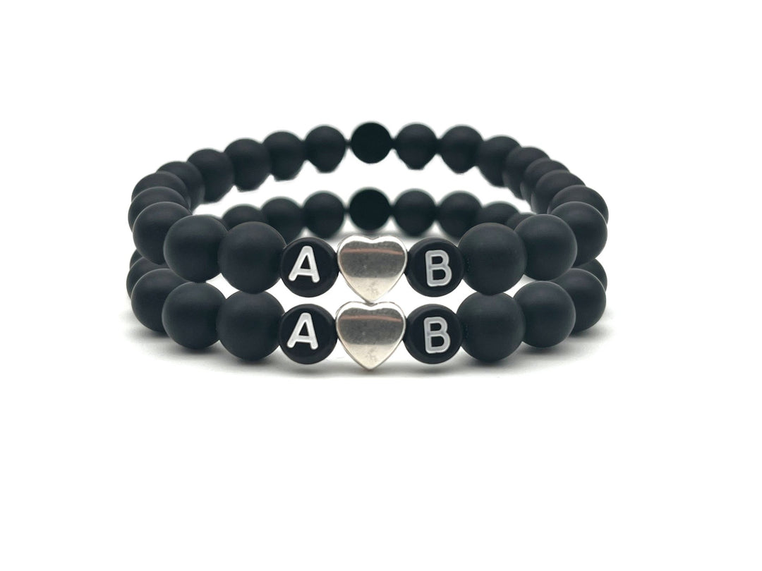 Partnerarmband Doppelpack Onyx - Bracelettery