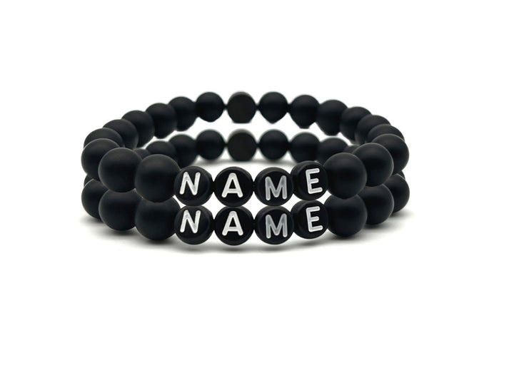 Partnerarmband Doppelpack Onyx - Bracelettery