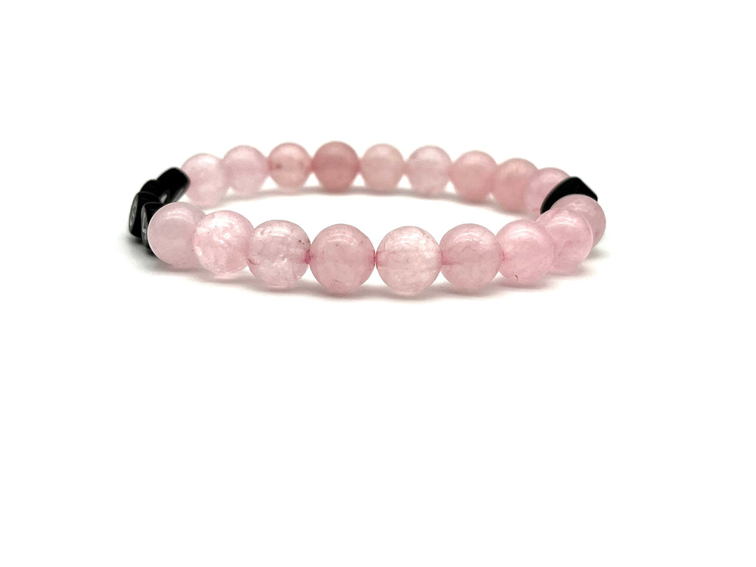 Partnerarmband Quarz pink Zahlen - Bracelettery